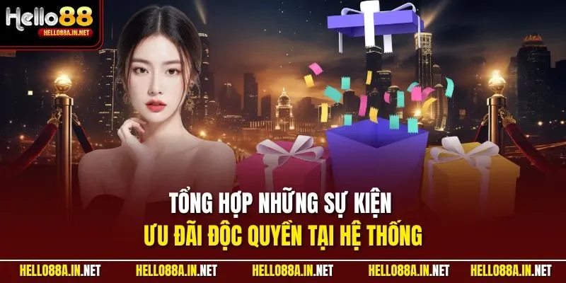 Tổng hợp những sự kiện ưu đãi độc quyền tại hệ thống