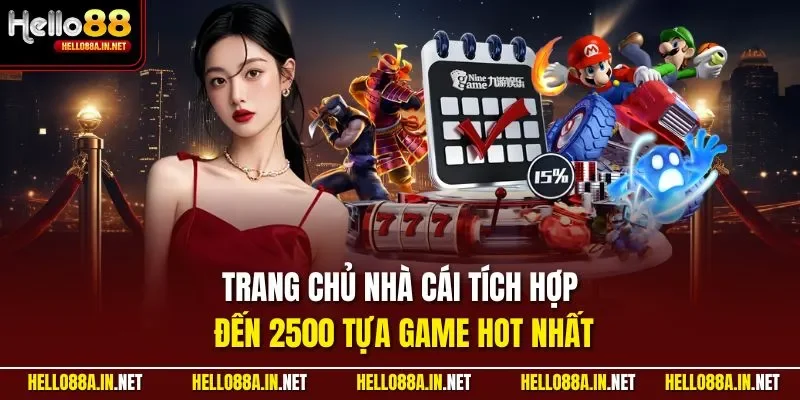 Trang chủ nhà cái tích hợp đến 2500 tựa game hot nhất